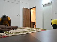 indian couple fucks hard right in front of jamila the muslim maid watching