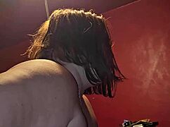 raw thrusts rip fishnets as she cums hard