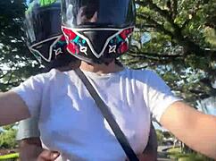 picked up a didi client without bra and he noticed my huge natural tits right away outdoors 😏🇨🇴