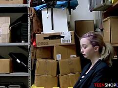 Emo Teen Thief with Piercings Gets Fucked by Burglar Hunter