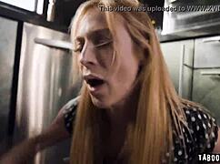 blonde aiden and brunette maya finger pussies and squirt in kitchen