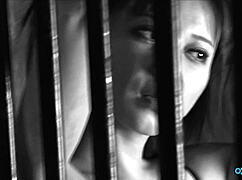 damn this sexy bitch's hairy cunt gets toyed hard by that dude