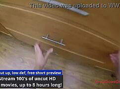 behind the scenes, lilith rose gets her latex gyno exam from patient's view