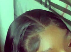 shy stepsis caught kneeling sucking big black cocks again