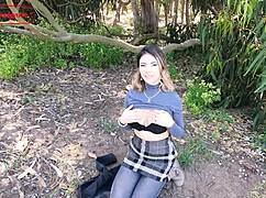 la playa rocks for public couple sex with cum on tits and voyeur thrills trailer