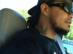 wanna see april blossom gaping her shaved cunt on her boyfriend's huge cock in fishnets?