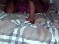 shy stepsis caught kneeling sucking big black cocks again