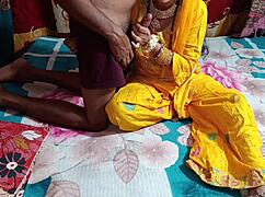 Indian bhabhi sucks stepbro's dick then gets fucked hard in bathroom!