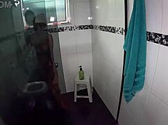 Gabriela Santos Does Everything Backstage in Bathroom Bareback Action