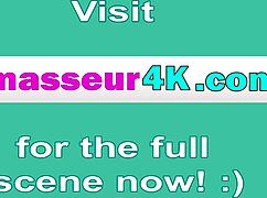 Brunette Teen Ariana Sucks Masseur's Long Cock During Steamy Massage