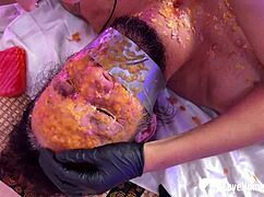 Watch Me Drip Scalding Wax on Bound Husband's Kinky Body