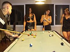 i went to teach pool to latina tattooed lingerie babes but they taught me hotter game part 1