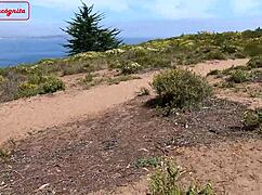 la playa rocks for public couple sex with cum on tits and voyeur thrills trailer