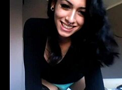 The webcam crossdresser reveals an unreal perfect tranny body in stockings and lingerie