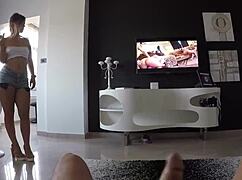 Ever wonder what happens when step sisters get caught watching and unleash their secret desires?