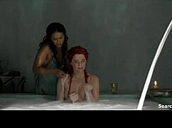 Lucy Lawless Katrina Law star in Spartacus 2010-2013