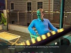 wife cuckold takes big cock creampie anal from two guys outdoors