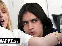 stepbros swap stepsis for deepthroat blowjobs ending in hot facials swappz style