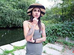 Skinny teen jenny stella endures hard anal pounding in berlin scout casting session