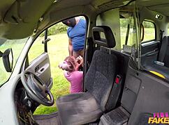 Female Fake Taxi Milf Big Tits Plays BBC Fantasy! Muscular Black Bodybuilder Monster Cock Outdoor Public Cumshot Interracial Hardcore!