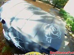 spycam catches real teen bent over doggystyle outdoors with cum in mouth finish