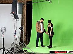 Blonde Fan Deepthroats Idol's BBC Then Rides Hard.