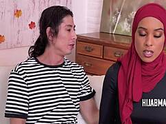 Shy Hijab Housewife Milf Seduces David Lee