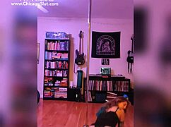 black lingerie milf rocks corset lapdance stripping big tits 🔥🍑