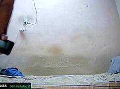 Homemade latina milf bent over takes ballsdeep doggystyle pussy fuck to mouth cum mouthful