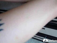 filthy taboo stepsis horny for rough quickie wet pussy pounding in kitchen?