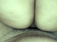 Stepdaughter moans riding stepdad's big cock doggystyle until orgasm covers her in cum creampie