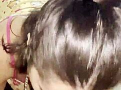 ela gives perfect deepthroat blowjob then rides cock hard till creampie finish