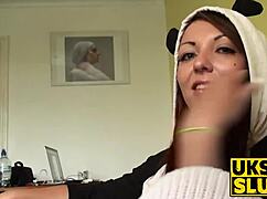 Pure Ecstasy Watching Sexy Natural Tits Bounce in Hot Pussy Destruction