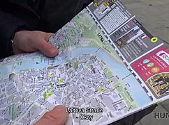 hunt4k busty brunette jocelyne lets cash fuck her shaved pussy outdoors!!