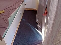 stepmom sees me jerking off so she sucks my cock deep then i fuck her wet pussy hard?