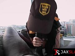 Miss Boddy shakes her big booty on massive BBC during wild interracial pounding