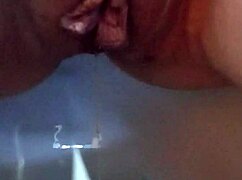 gretala's big pussy pisses and waters in steamy session jun 25