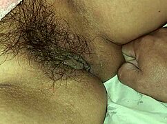 Whoa, Check Out Wife's Juicy Brunette Hairy Beaver Pussy Close!