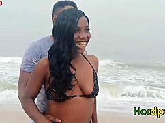 girl, i brought you beachside special then pounded your ebony pussy in house