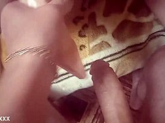 wanna watch this mature couple's homemade doggystyle toy play?