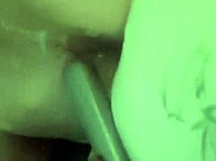 Horny shemale slut lagurley keightania plays with 20cm dripping she-cock and toys