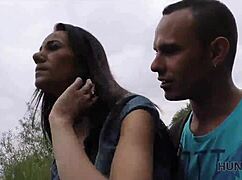 hey cuckold, watch liliane's tight pussy get pounded for cash in park?