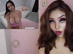 hey chica, those natural big tits bouncing hard while you cum? wanna see her creampie finish?