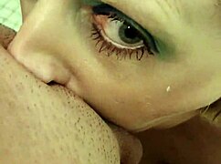 german milf sandra gags on deepthroat facefuck strangle