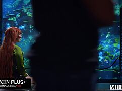 whoa milfy redhead bride lauren phillips takes double penetration from two big cocks at wedding