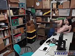 wanna see sexy blonde cop fuck petite emo burglar thief?