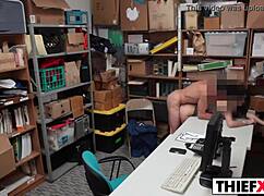 Ever wonder how I'd nail this hot big cock loving teen burglar in the garage?