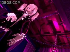 Gothic petite teen pegging you hard in BDSM VR, want more?