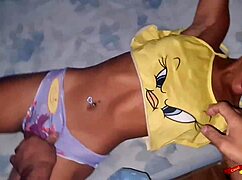 i dunno why my thai stepdad bends me over in cosplay and fucks my skinny teen ass doggystyle till cum