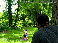 Wanna join hot yoga in woods? Uptown bunny rides big black cock doggystyle!